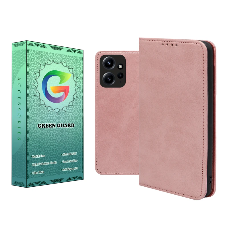   کیف کلاسوری گرین گارد طرح چرمی مدل Bitta مناسب برای گوشی موبایل شیائومی Redmi Note 12 4G