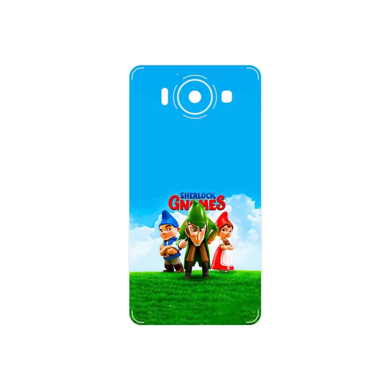 برچسب پوششی ماهوت مدل Sherlock Gnomes مناسب برای گوشی موبایل مایکروسافت Lumia 950