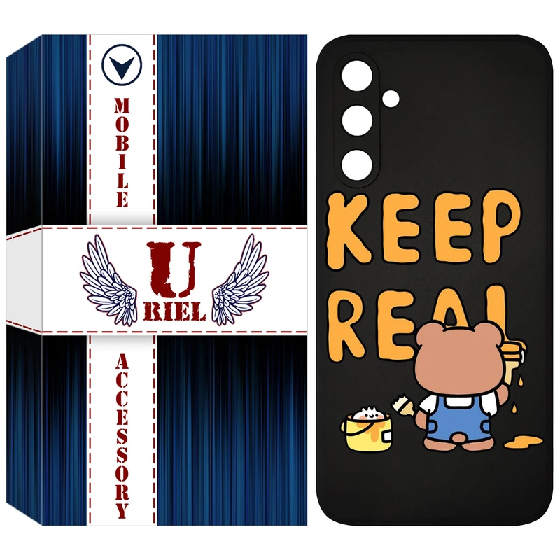 کاور یوریل مدل KSH کد 15 طرح خرس مناسب برای گوشی موبایل سامسونگ Galaxy A54