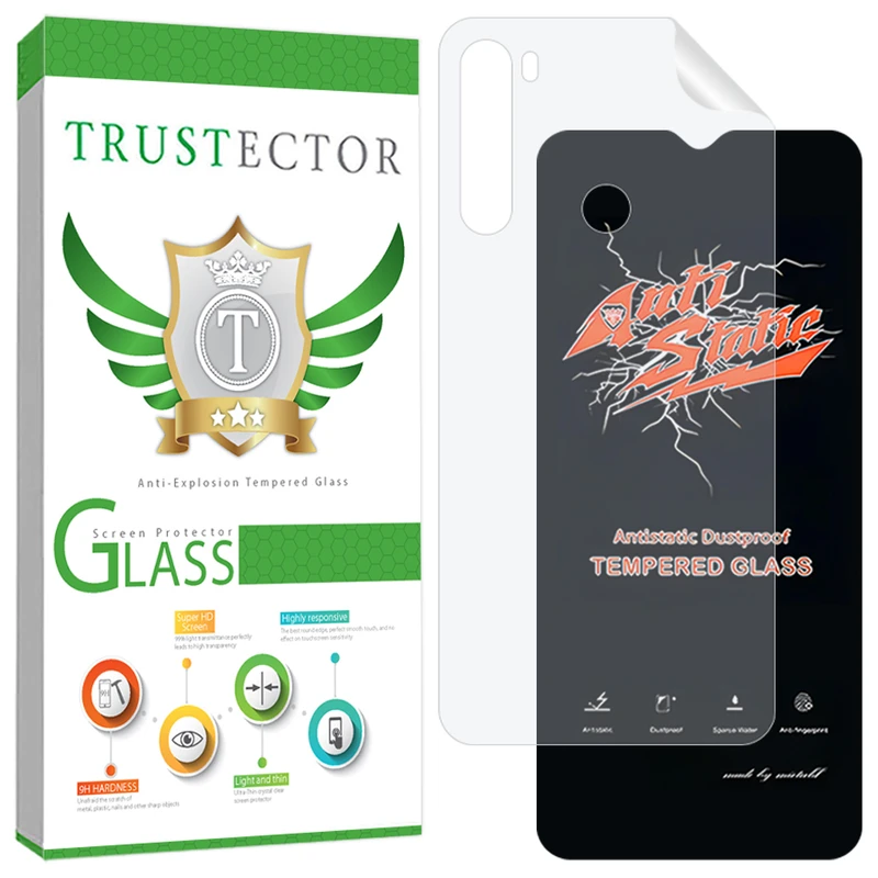 محافظ صفحه نمایش تراستکتور مدل ANNT مناسب برای گوشی موبایل شیائومی Redmi Note 8 / Redmi Note 8 2021 به همراه محافظ پشت گوشی