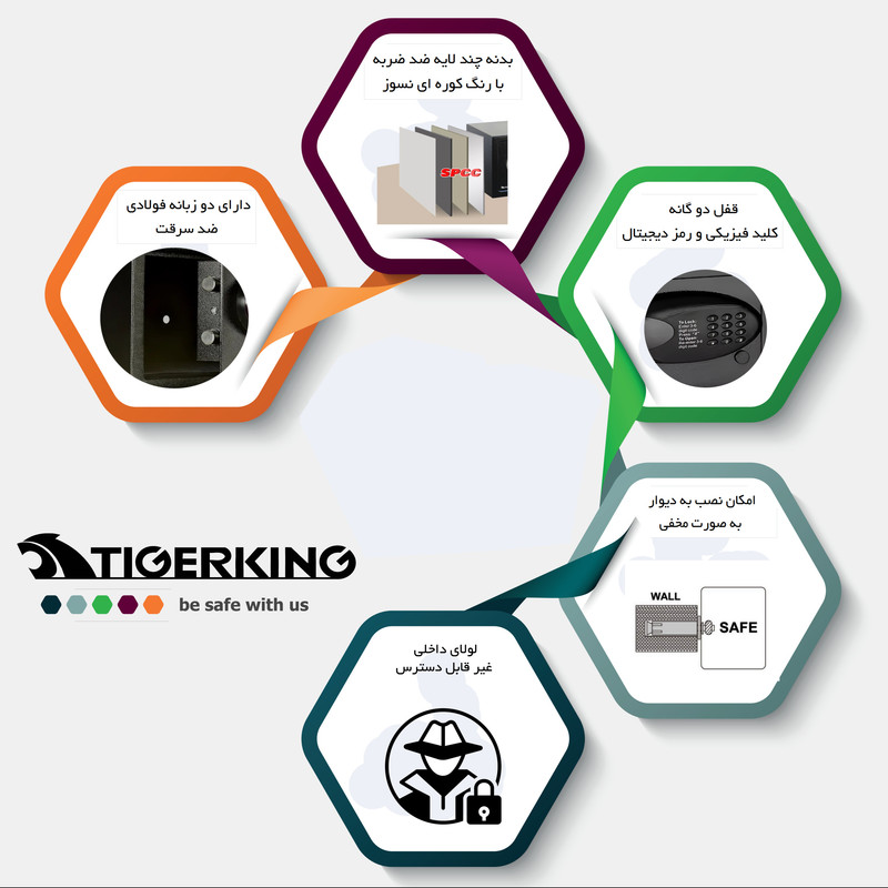 صندوق الکترونیکی تایگر کینگ مدل TG-SFB460