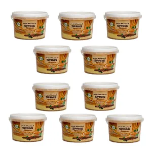 کره بادام زمینی رژیمی کرانچی  اسپراس - 500 گرم بسته 10 عددی