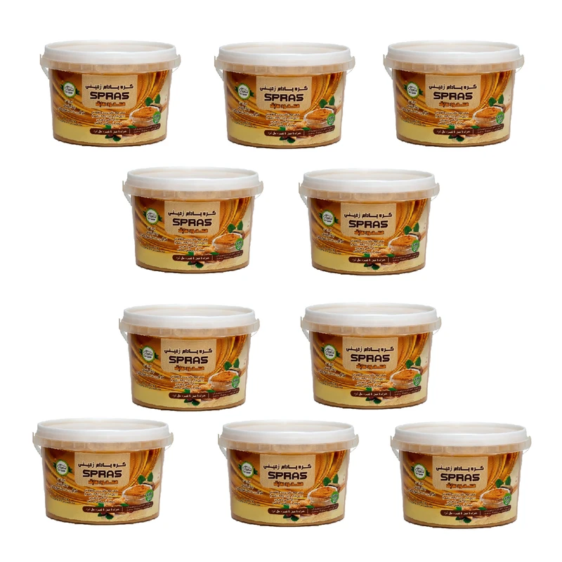 کره بادام زمینی رژیمی کرانچی مسعود - 500 گرم بسته 10 عددی