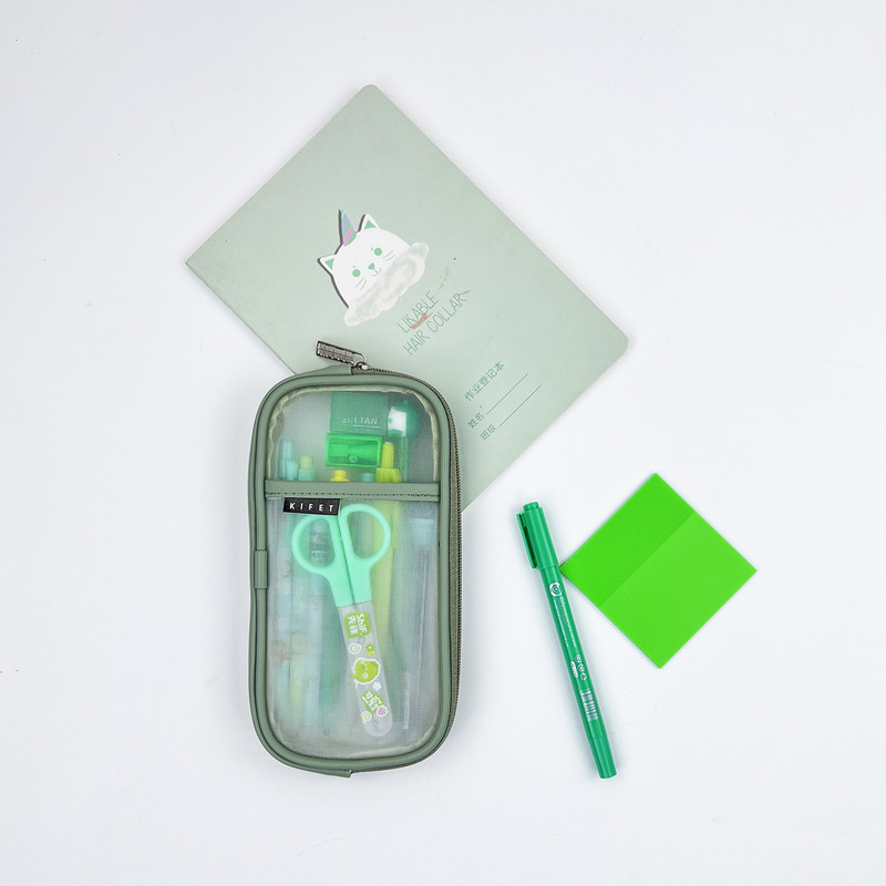 جامدادی کیفت مدل شفاف پاستلی