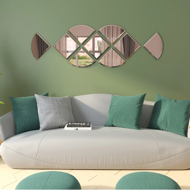 آینه آسان نصب فارابی مدل پاپیون کد SQ0306 بسته 9 عددی