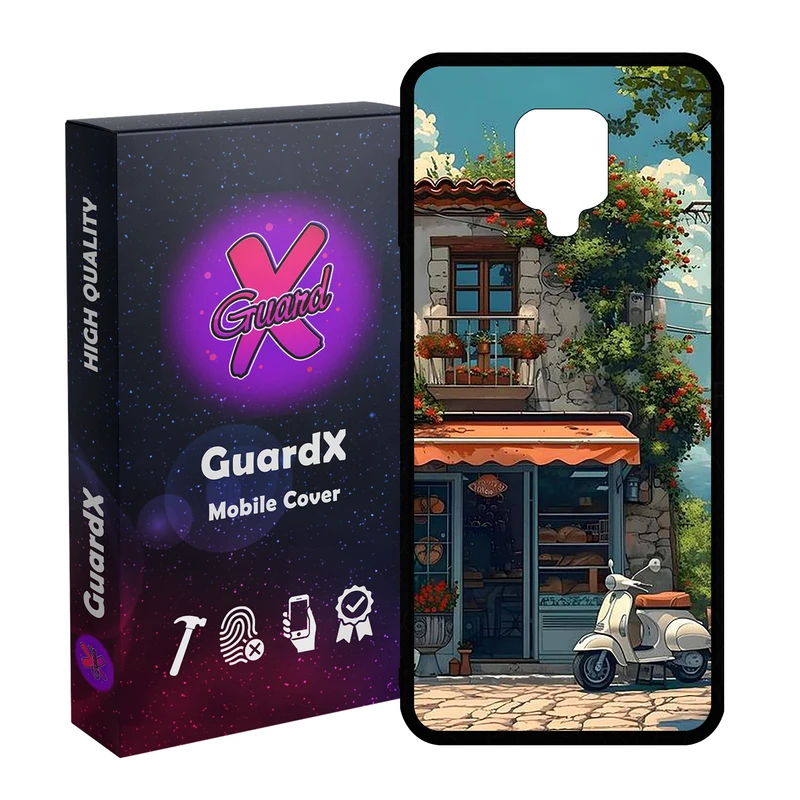 کاور گارد ایکس طرح ساختمان و موتور مدل 10746 مناسب برای گوشی موبایل شیائومی Redmi Note9 Pro/Note 9 Pro Max/Redmi Note 9S/MI Poco M2 Pro