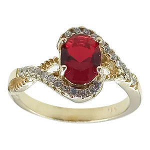 انگشتر زنانه سلین کالا مدل یاقوت ce-As205