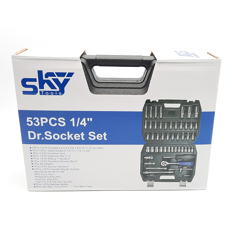 مجموعه 53 عددی آچار و سری بکس اس کای مدل D69