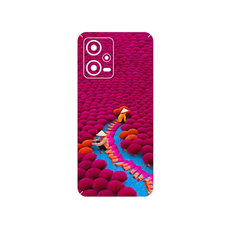 برچسب پوششی ماهوت مدل Vietnam Incense Wood Farms مناسب برای گوشی موبایل شیائومی Redmi Note 12 5G