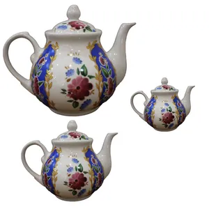 قوری چینی سحر مدل دیبا طرح خاطره بسته 3 عددی