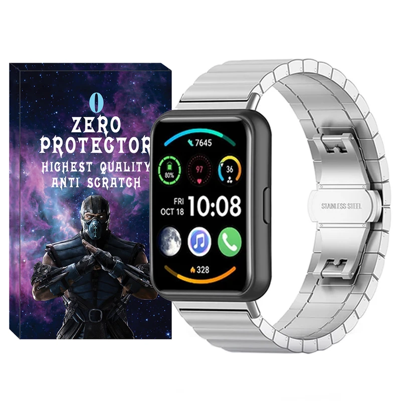 بند زیرو مدل ZR-Swatch-Link-TW مناسب برای ساعت هوشمند امیزفیت GTR 47mm / GTR 3 / Stratos 3