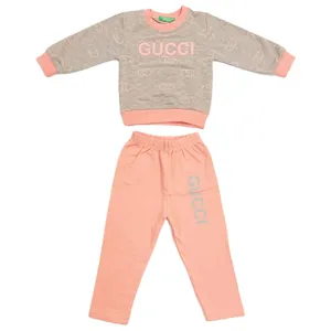 ست سویشرت و شلوار دخترانه مدل Gol 3540