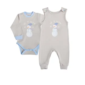 ست بادی و سرهمی نوزادی بی سی سی مدل snowman