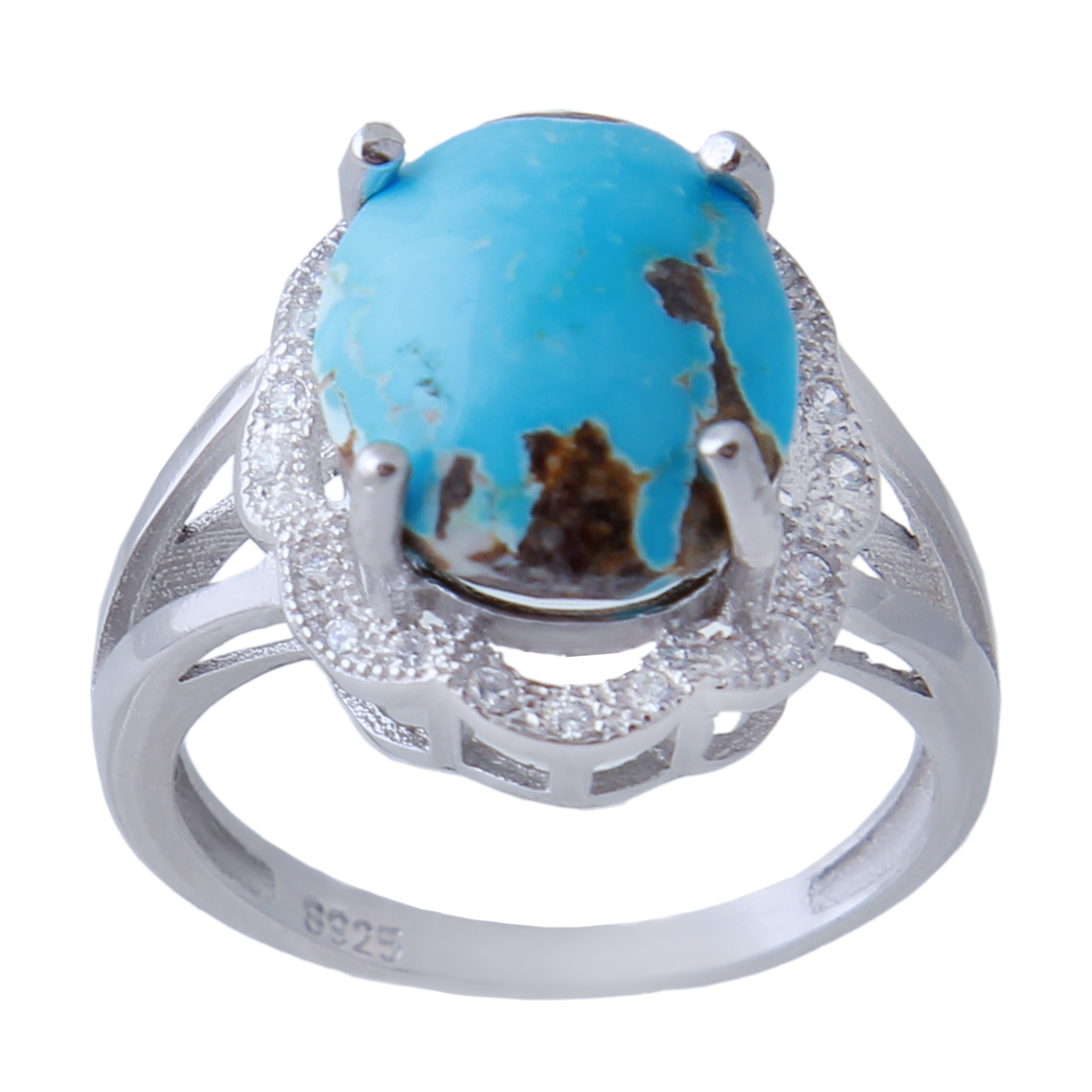   انگشتر نقره زنانه بازرگانی میلادی کد AWR_600