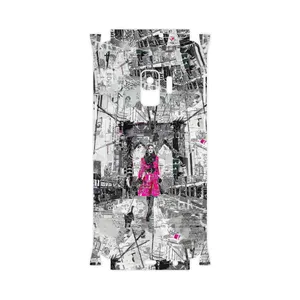 MAHOOT Collage of Catwalk Bridge-FullSkin Cover Sticker for Samsung Galaxy S9