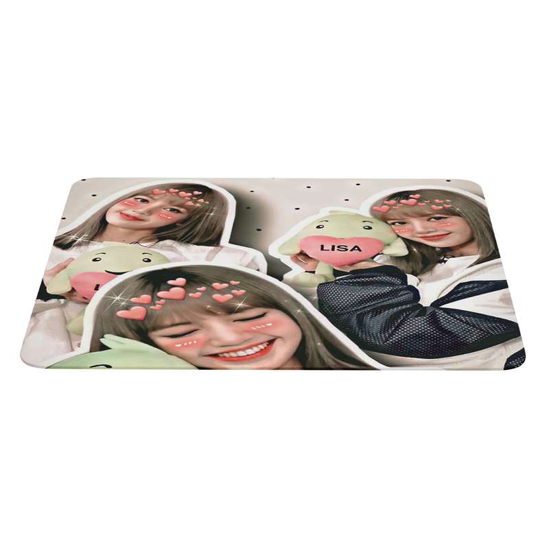 ماوس پد طرح بلک پینک کد 04