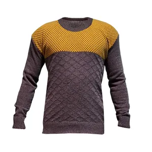 پلیور مردانه مدل شطرنجی کد MO-KHD