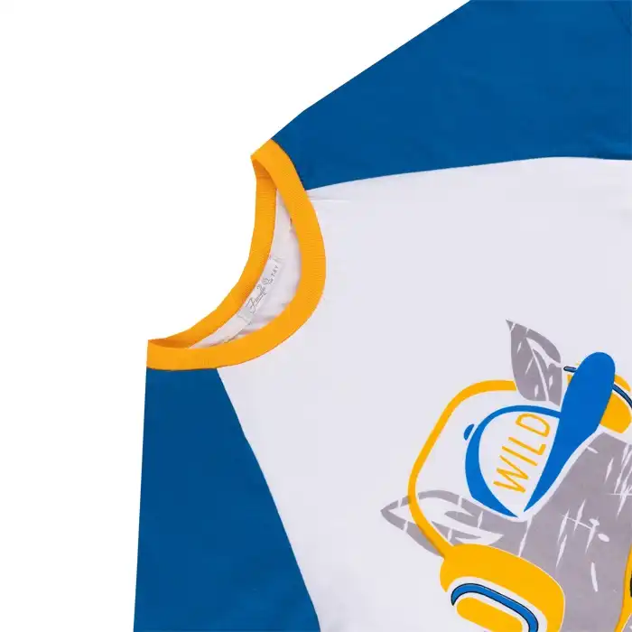 تی شرت آستین کوتاه پسرانه فیورلا مدل دیجی کرگدن 43063