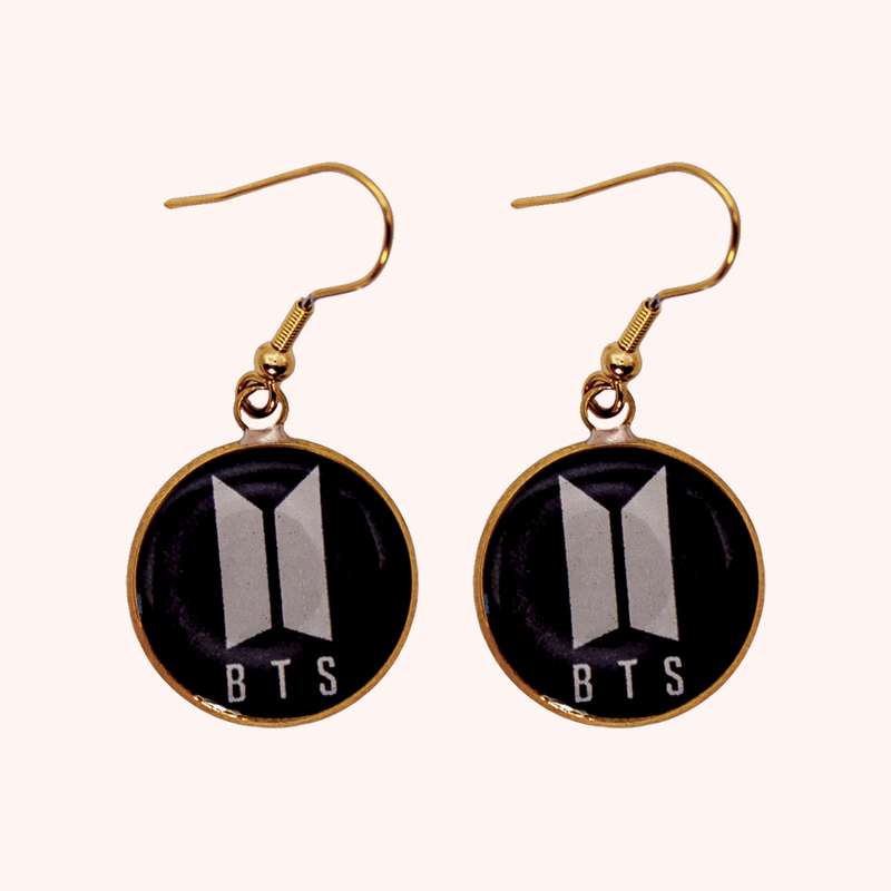 گوشواره دخترانه مدل BTS کد 284