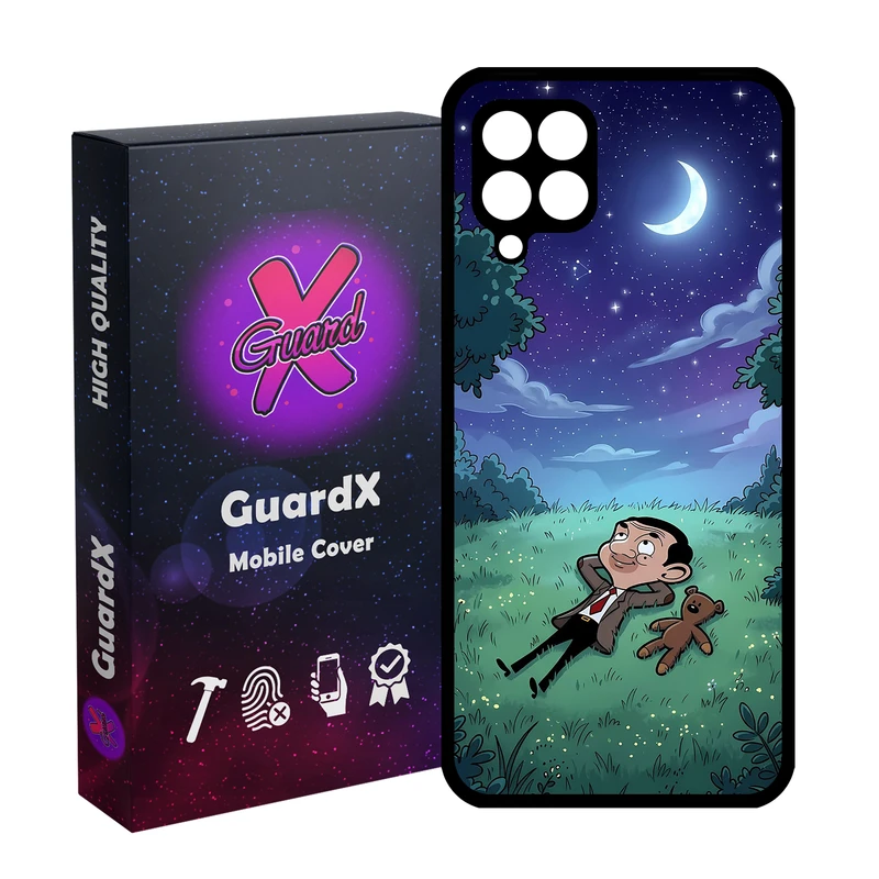 کاور گارد ایکس طرح مستر بین مدل 10892 مناسب برای گوشی موبایل سامسونگ Galaxy A12/M12/F12
