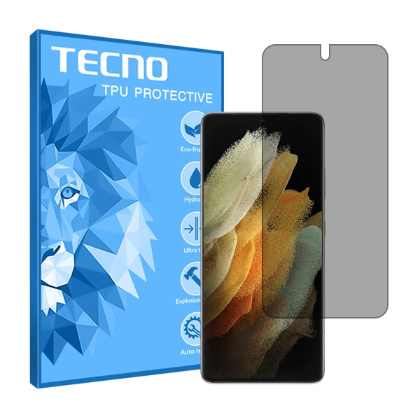 محافظ صفحه نمایش حریم شخصی تکنو مدل HyPRV مناسب برای گوشی موبایل  سامسونگ Galaxy S21 Ultra 