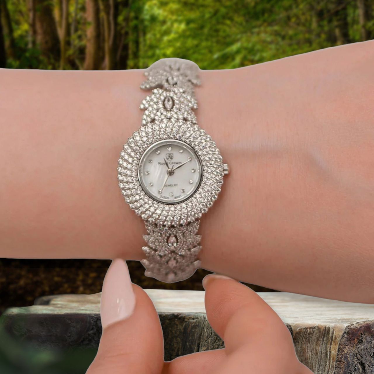 ساعت مچی عقربه ای زنانه رویال کرون مدل RZZDEH-085 ساچ - - 11
