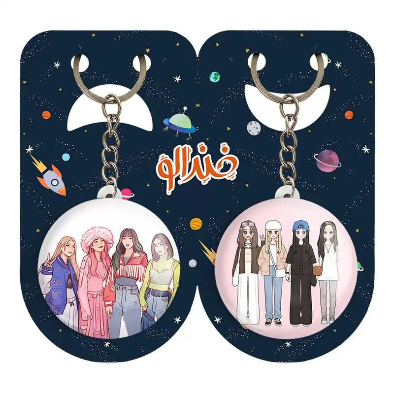 جاکلیدی خندالو مدل گروه مامامو Mamamoo کد 1949719496 مجموعه 2 عددی