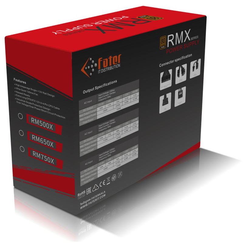 منبع تغذیه کامپیوتر فاطر مدل RM750X