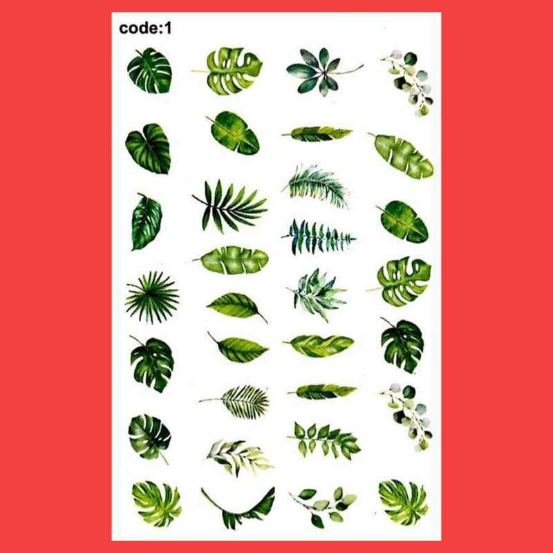 استیکر طراحی ناخن مدل C1 استیکر طراحی ناخن مدل C1