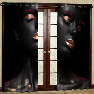 پرده مدل چهره هازان پانچی کد 1372a سایز 140x200 سانتی متر