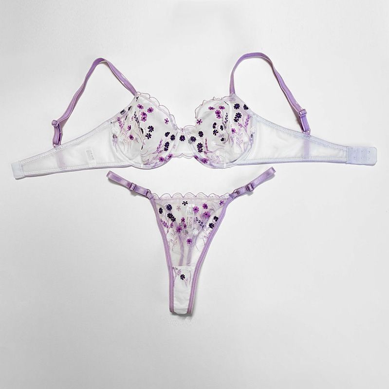 ست شورت و سوتین زنانه نوشه پوش مدل توری کد 88910 -  - 5