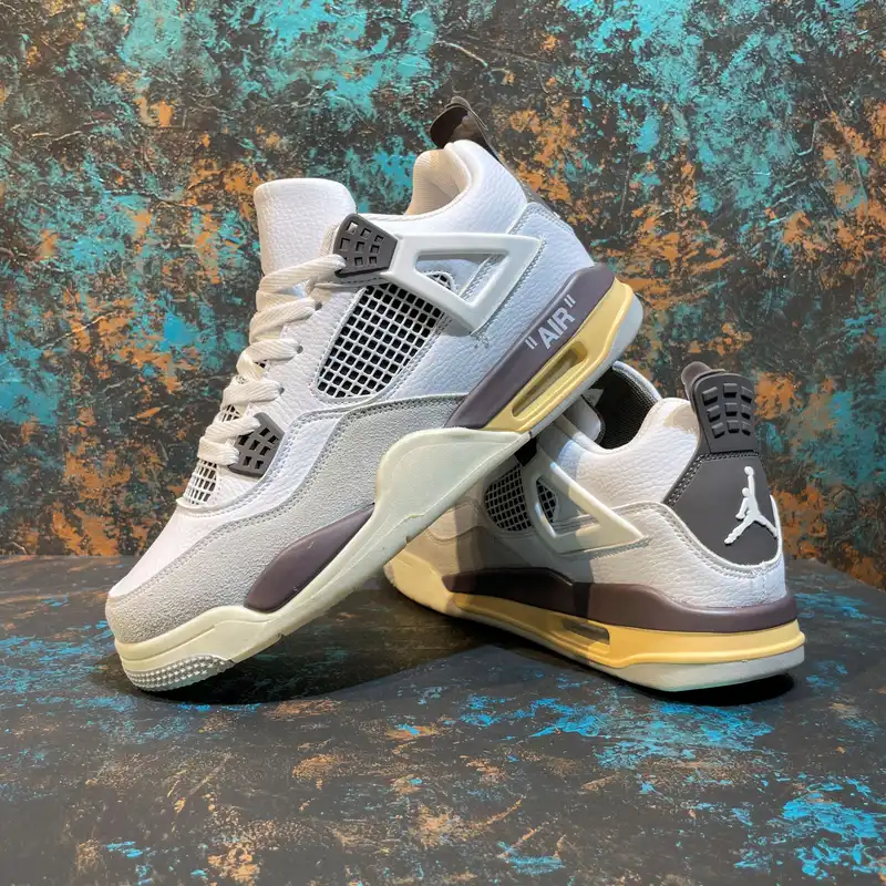 کفش بسکتبال مدل   AJ 4 WHBRW-120005071