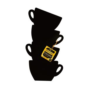 نقد و بررسی تخته سیاه مدل tea cups سایز 16×32 سانتی متر توسط خریداران