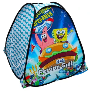 چادر بازی کودک مدل باب اسفنجی کد ngvn-grn02