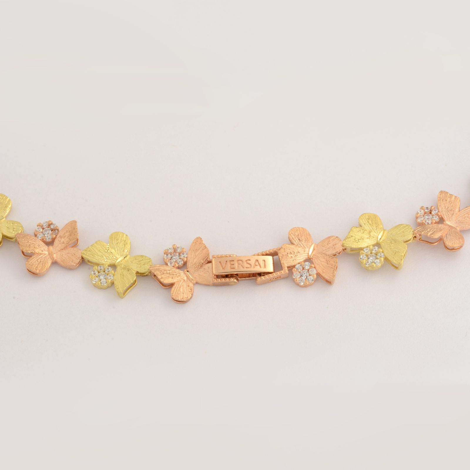 گردنبند طلا 18 عیار زنانه طلای مستجابی مدل پروانه کد 670199 -  - 3