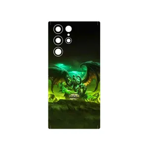 MAHOOT Warcraft Game Series Cover Sticker for Samsung Galaxy S22 Ultra 5G