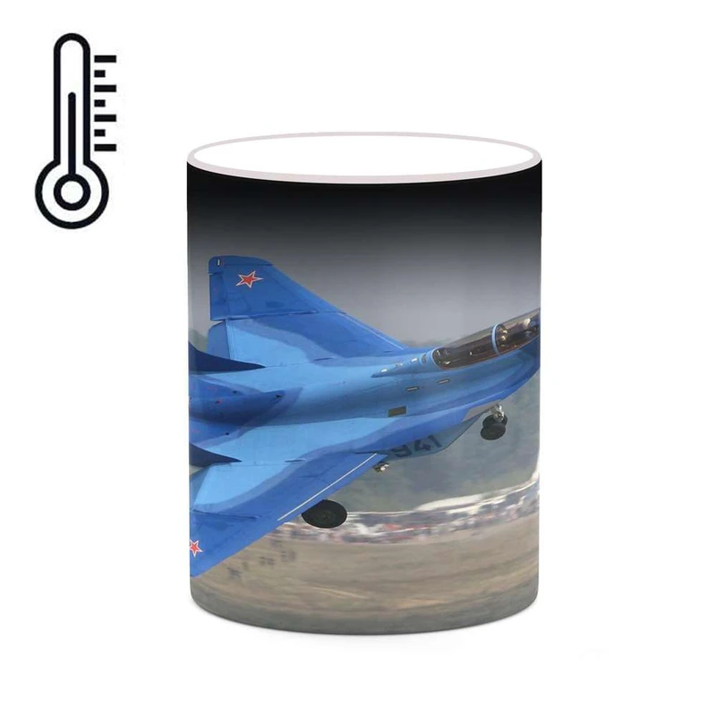 ماگ حرارتی کاکتی مدل هواپیمای جنگنده کد mgh20360