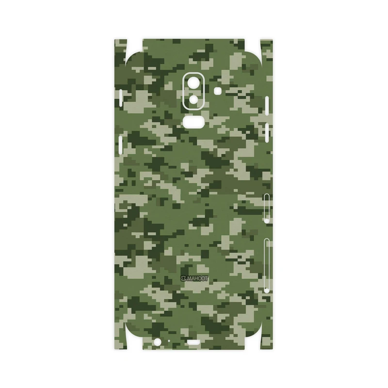 برچسب پوششی ماهوت مدل Army-Green-Pixel-FullSkin مناسب برای گوشی موبایل سامسونگ Galaxy J8