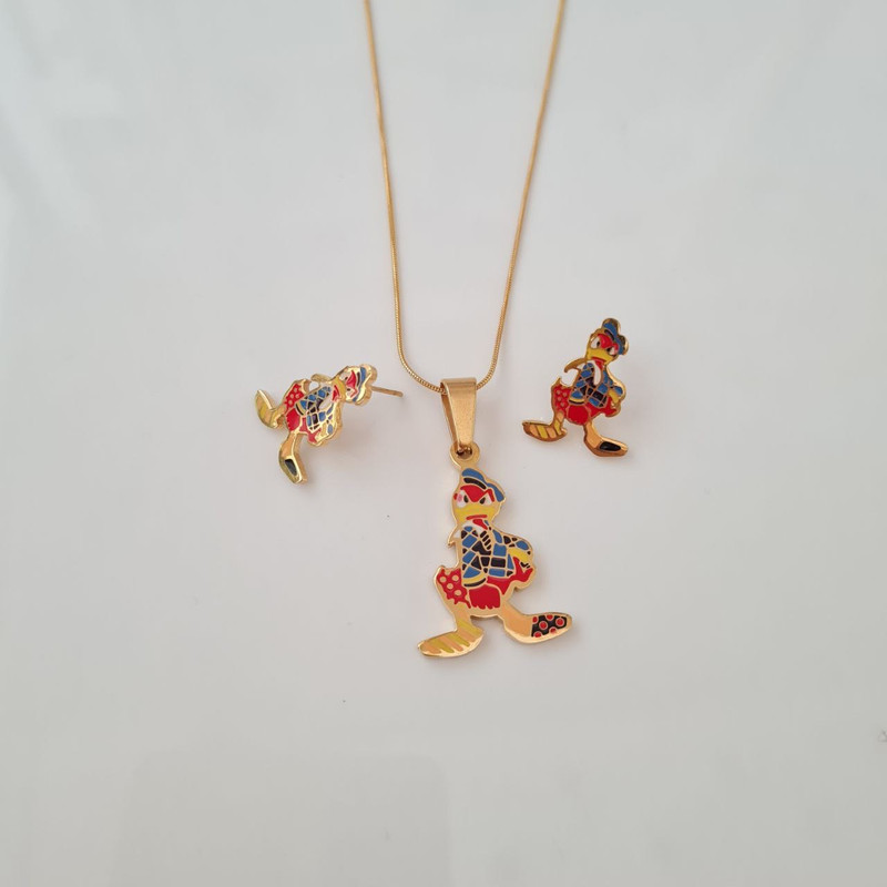 نیم ست دخترانه مدل اردک