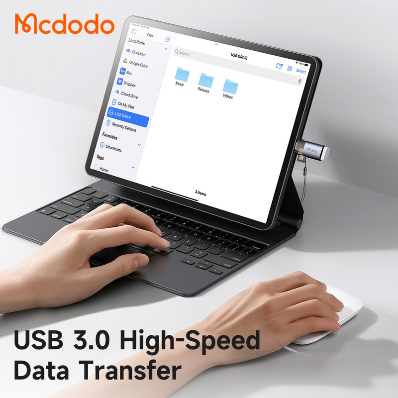 مبدل USB-A / Micro SD به USB-C مک دودو مدل OT-7600