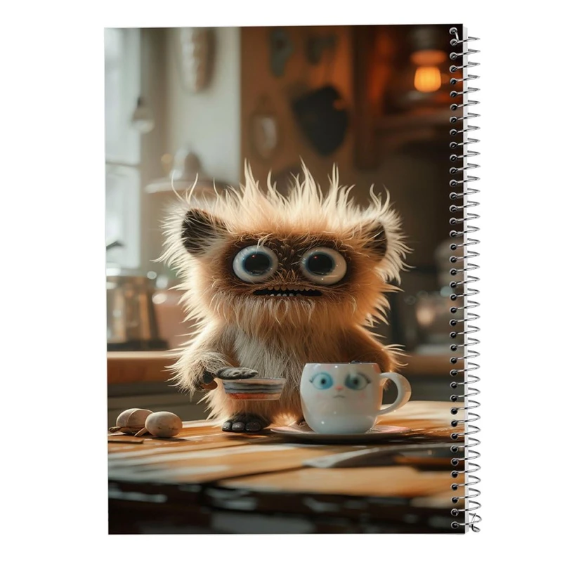 دفتر نقاشی 50 برگ مدوپد مدل موجودات فانتزی کد DF16434