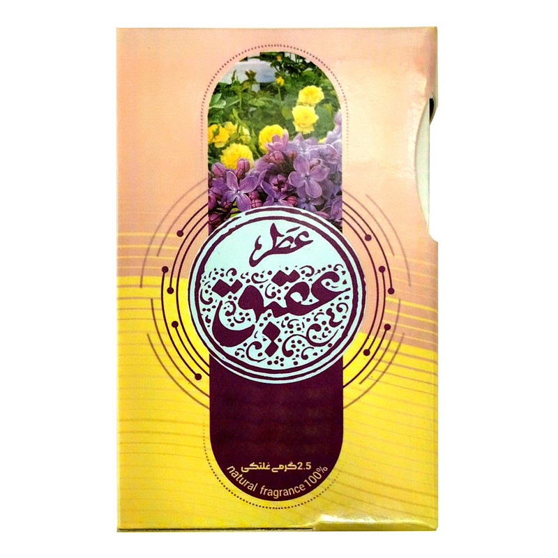 عطر جیبی طیبستان مدل عقیق طرح غلتکی کد 102502 حجم 2.5 میلی لیتر