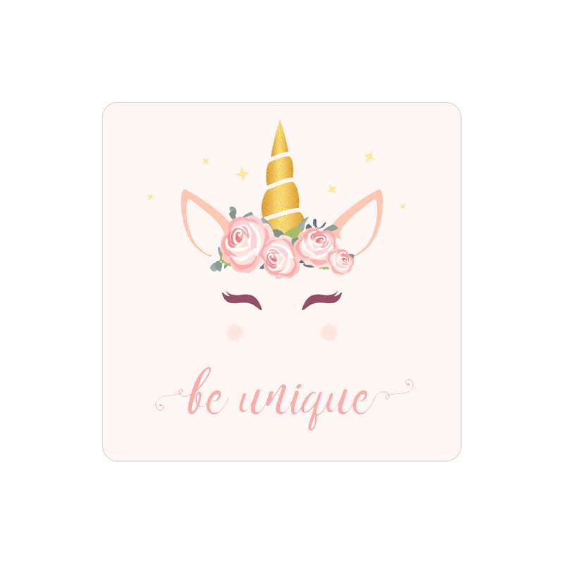 زیر لیوانی طرح یونیکورن مدل MC1187