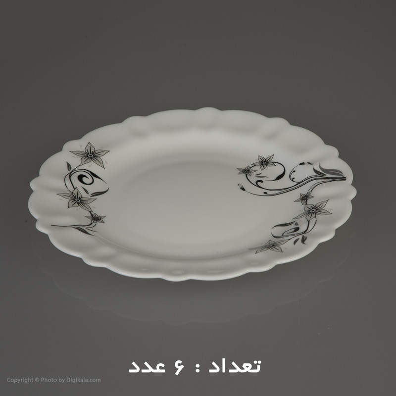 سرویس 25 پارچه اپال طرح دایره مدل سزار