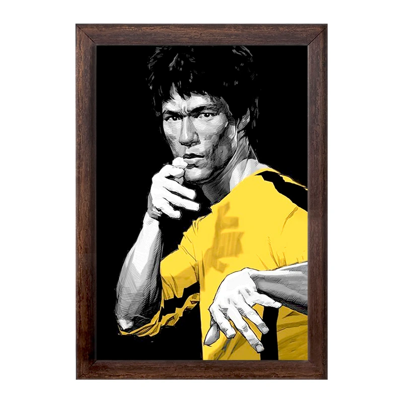 تابلو خندالو طرح بروس لی (Bruce Lee) کد F1947