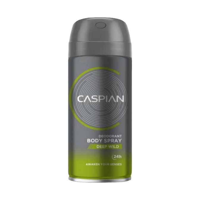 اسپری بدن مردانه کاسپین مدل DEEP WILD حجم 150 میلی لیتر
