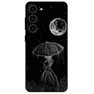 Megafone Girl and Moon 1369 Cover For Samsung Galaxy S23 Plus