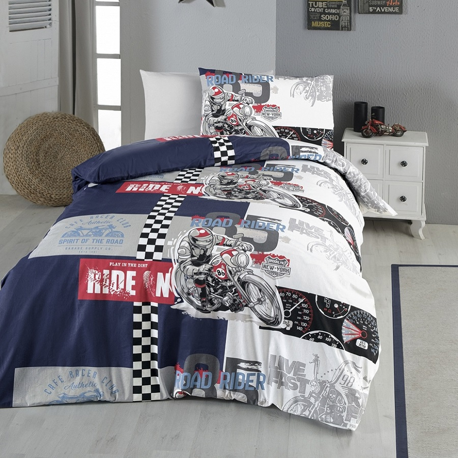 سرویس روتختی فرست چویس مدلLIVE FAST یک نفره چهار تکه