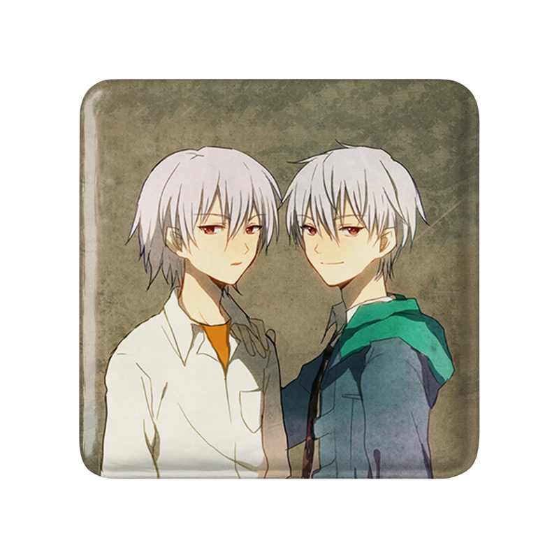 مگنت خندالو طرح آکیسا و ناگیسا انیمه میرای نیکی مدل مربعی کد 32371