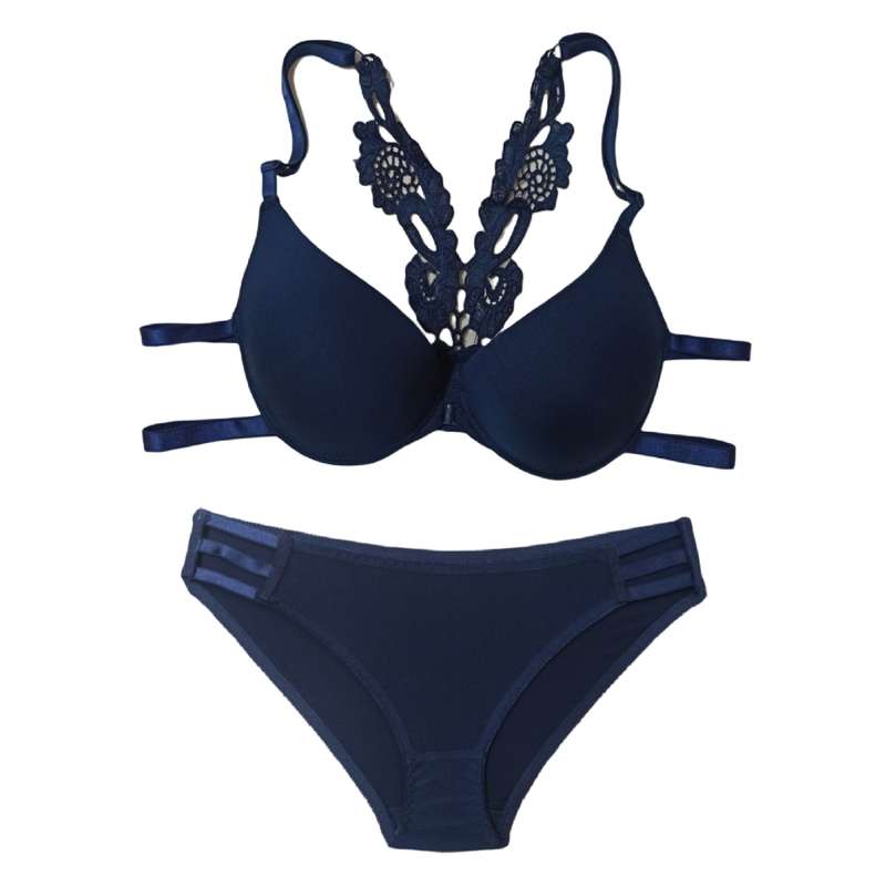 ست شورت و سوتین زنانه مدل اسفنجی جلو باز شو کد 056